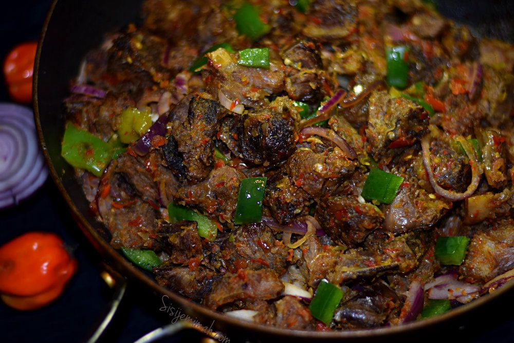 Peppered meat from M&M African Kitchen & Bar